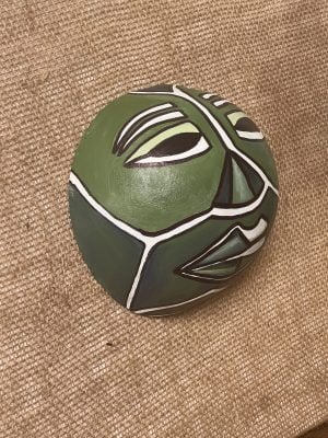 African Mask (green)