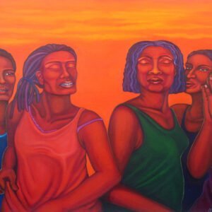 An image of painting - Caught You Dancing