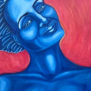 Description of painting Blue Eyes