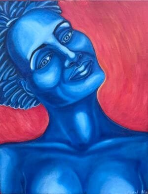 Description of painting Blue Eyes