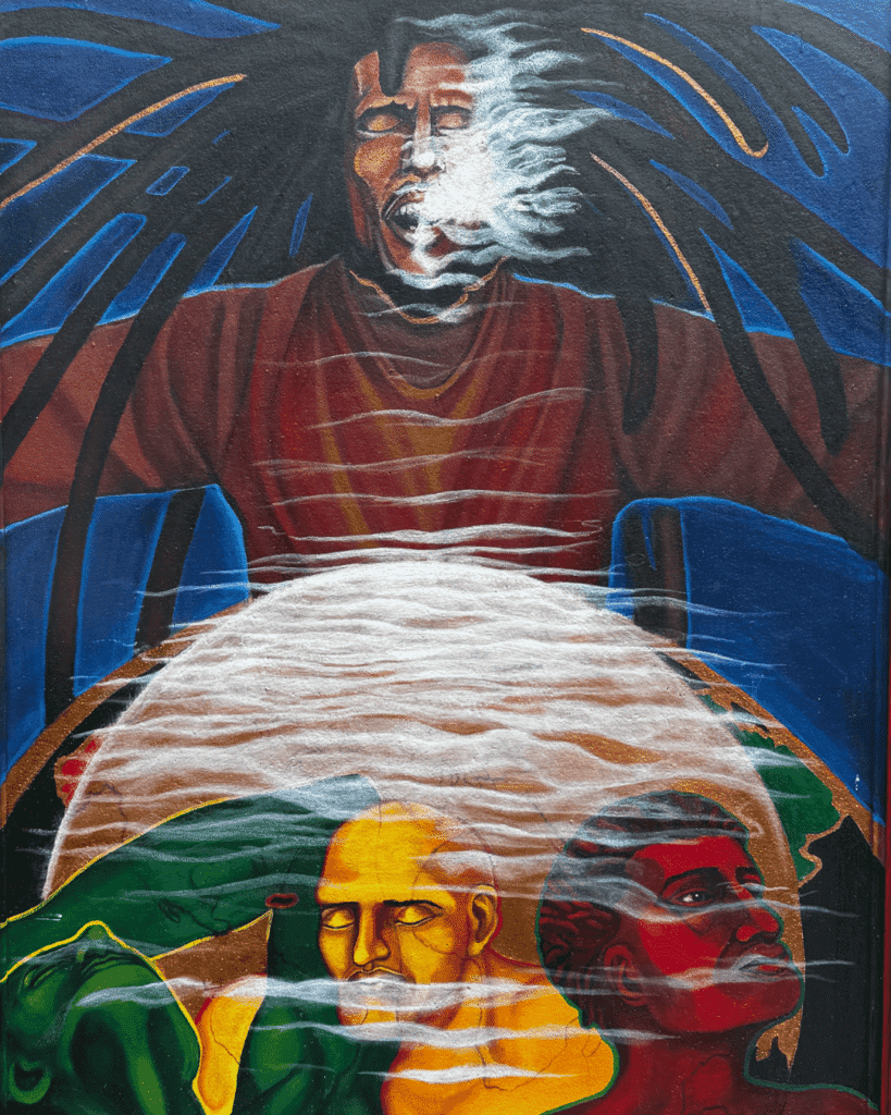 Painting -Bob Marley A Natural Mystic | Nicole Pena