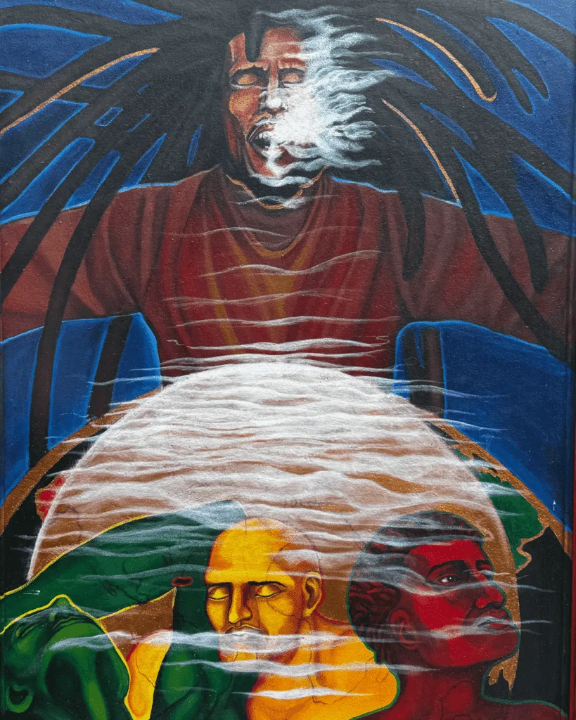 Painting -Bob Marley A Natural Mystic | Nicole Pena